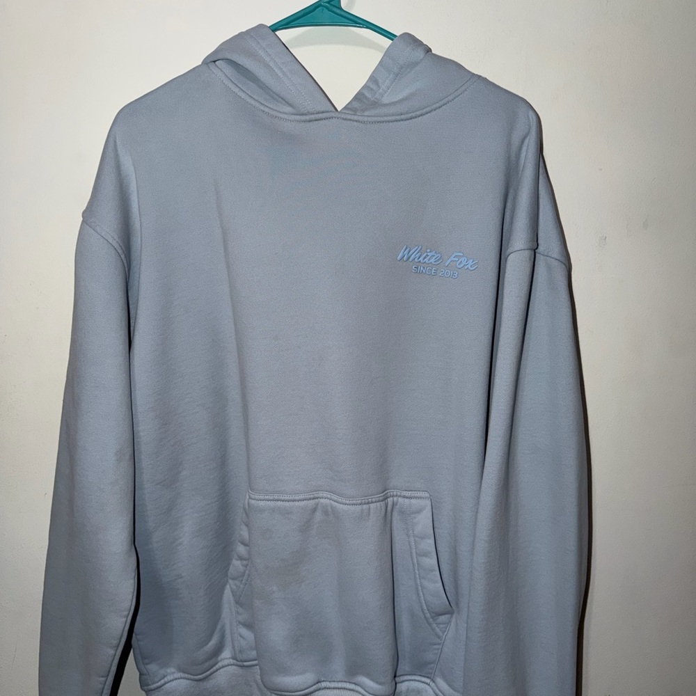 White Fox Boutique Women’s Light Blue Hoodie